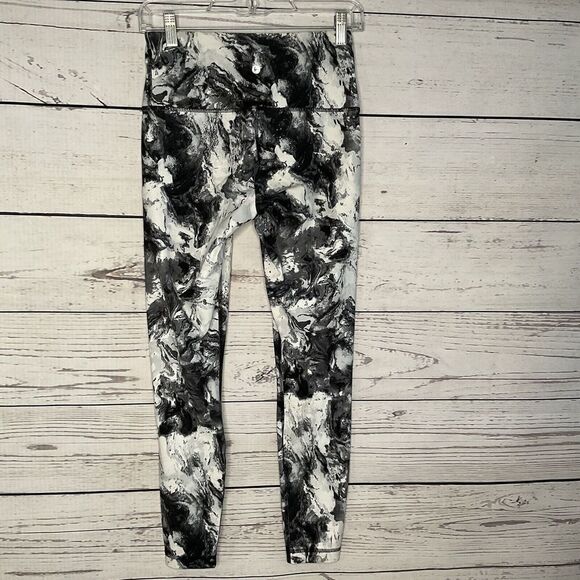 90 Degree‎ By Reflex full length leggins activewear marble sweatpants Sz Small - Picture 5 of 9